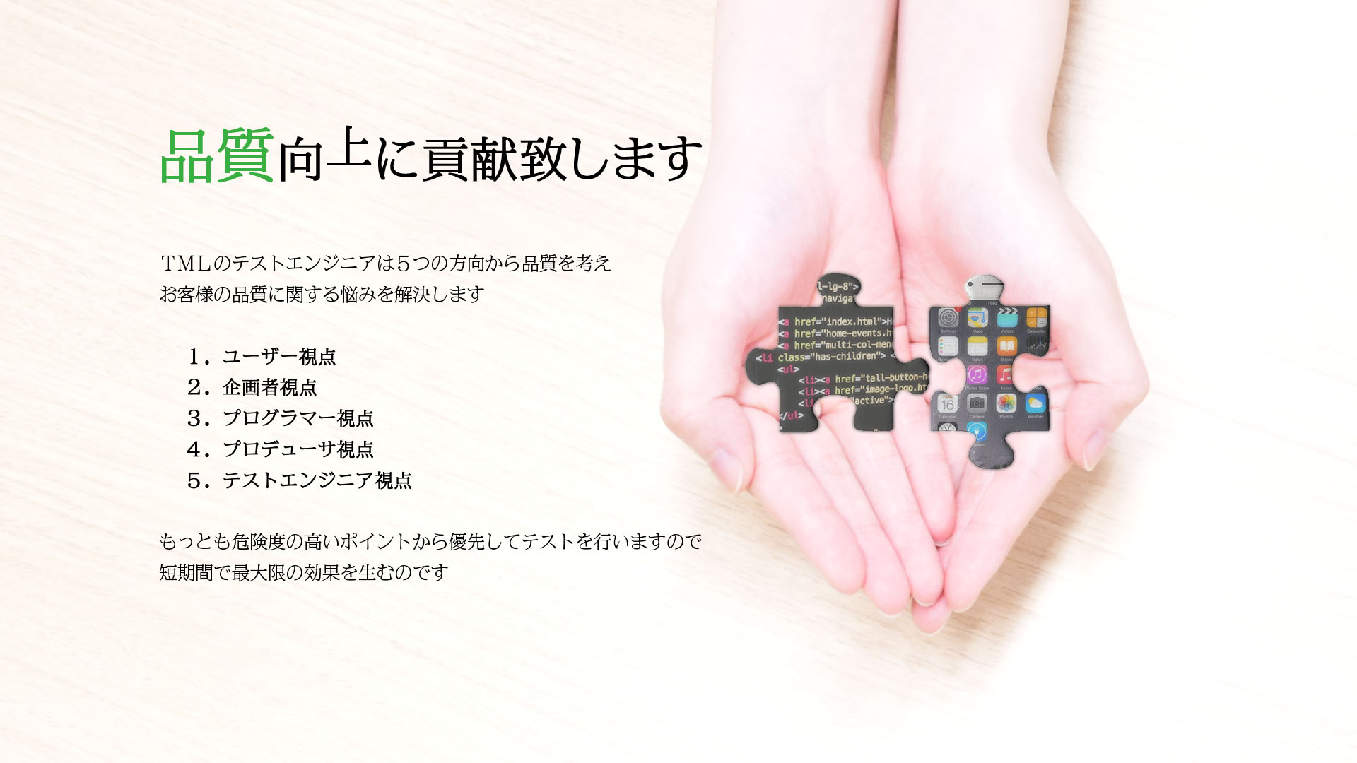 TMLの検証事業について